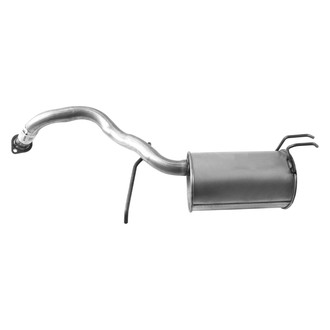 AP Exhaust® - Driver Side Aluminized Steel Exhaust Muffler and Pipe Assembly