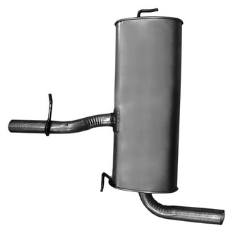 AP Exhaust® - Challenge Oval Exhaust Muffler Assembly