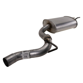 AP Exhaust® - Rear Passenger Side Exhaust Muffler Assembly with Single Exhaust Tip
