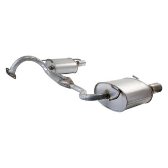 AP Exhaust® - Challenge Series Exhaust Muffler Assembly with Chrome Tips
