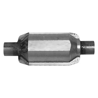 AP Exhaust® - Standard Duty Universal Fit Round Body Catalytic Converter (2" ID, 2" OD)