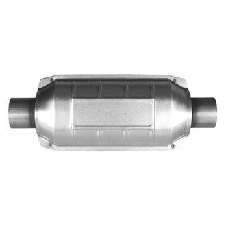 AP Exhaust® - Enhanced Standard Duty Universal Fit Oval Body Catalytic Converter (3" ID, 3" OD, 12" Length)