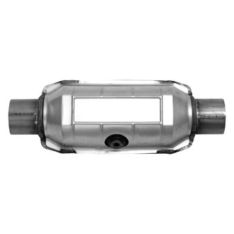 AP Exhaust® - 608 Series Universal Fit Round Body Catalytic Converter (2.5" ID, 2.5" OD)