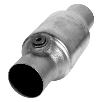 AP Exhaust® - 608 Series Spun Body Universal Fit Round Body Catalytic Converter (2.5" ID, 2.5" OD)