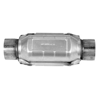 AP Exhaust® - 608 Series Universal Fit Round Body Catalytic Converter (2.5" ID, 2.5" OD)