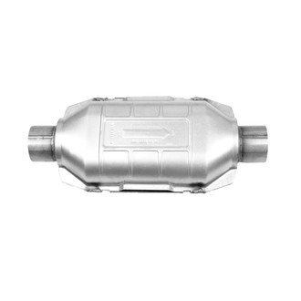 AP Exhaust® - 608 Series Universal Fit Oval Body Catalytic Converter (2.5" ID, 2.5" OD)