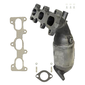 AP Exhaust® - Stainless Steel Direct Fit Exhaust Manifold with Integrated Catalytic Converter