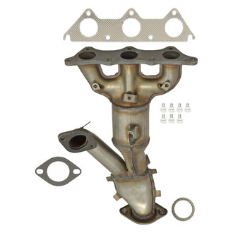AP Exhaust® - Stainless Steel Direct Fit Exhaust Manifold with Integrated Catalytic Converter