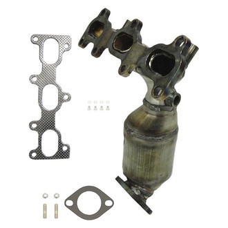 AP Exhaust® - Stainless Steel Direct Fit Exhaust Manifold with Integrated Catalytic Converter