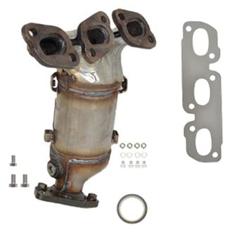 AP Exhaust® - Stainless Steel Direct Fit Exhaust Manifold with Integrated Catalytic Converter