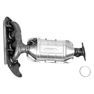 AP Exhaust® - Stainless Steel Direct Fit Exhaust Manifold with Integrated Catalytic Converter