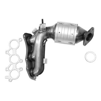 AP Exhaust® - Stainless Steel Direct Fit Exhaust Manifold with Integrated Catalytic Converter