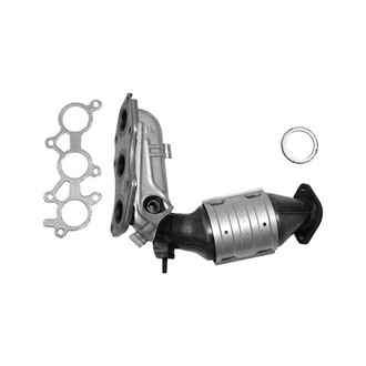 AP Exhaust® - Stainless Steel Direct Fit Exhaust Manifold with Integrated Catalytic Converter