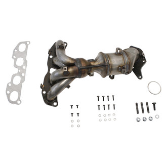 AP Exhaust® - Stainless Steel Direct Fit Exhaust Manifold with Integrated Catalytic Converter