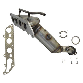 AP Exhaust® - Stainless Steel Direct Fit Exhaust Manifold with Integrated Catalytic Converter