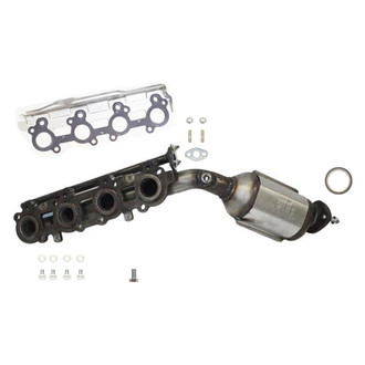 AP Exhaust® - Stainless Steel Direct Fit Exhaust Manifold with Integrated Catalytic Converter