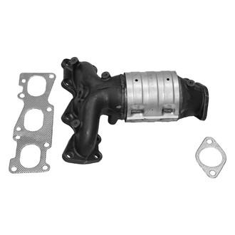 AP Exhaust® - Stainless Steel Direct Fit Exhaust Manifold with Integrated Catalytic Converter