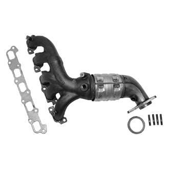 AP Exhaust® - Stainless Steel Direct Fit Exhaust Manifold with Integrated Catalytic Converter