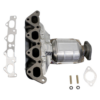 AP Exhaust® - Stainless Steel Direct Fit Exhaust Manifold with Integrated Catalytic Converter