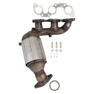 AP Exhaust® - Stainless Steel Direct Fit Exhaust Manifold with Integrated Catalytic Converter