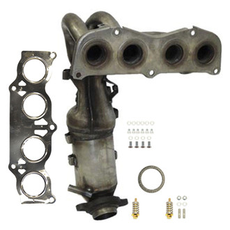 AP Exhaust® - Stainless Steel Direct Fit Exhaust Manifold with Integrated Catalytic Converter