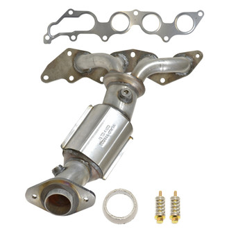 AP Exhaust® - Stainless Steel Direct Fit Exhaust Manifold with Integrated Catalytic Converter