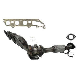 AP Exhaust® - Stainless Steel Direct Fit Exhaust Manifold with Integrated Catalytic Converter