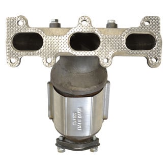 AP Exhaust® - Stainless Steel Direct Fit Exhaust Manifold with Integrated Catalytic Converter