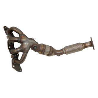 AP Exhaust® - Stainless Steel Direct Fit Exhaust Manifold with Integrated Catalytic Converter