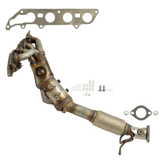 AP Exhaust® - Stainless Steel Direct Fit Exhaust Manifold with Integrated Catalytic Converter
