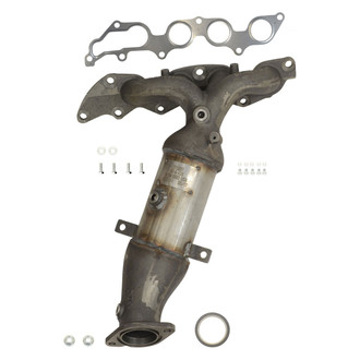 AP Exhaust® - Stainless Steel Direct Fit Exhaust Manifold with Integrated Catalytic Converter