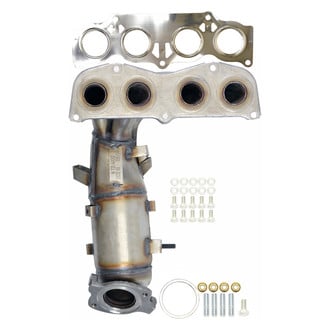 AP Exhaust® - Stainless Steel Direct Fit Exhaust Manifold with Integrated Catalytic Converter