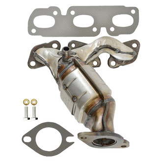 AP Exhaust® - Stainless Steel Direct Fit Exhaust Manifold with Integrated Catalytic Converter