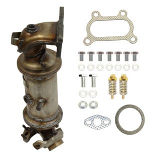 AP Exhaust® - Stainless Steel Direct Fit Exhaust Manifold with Integrated Catalytic Converter
