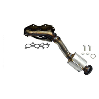 AP Exhaust® - Stainless Steel Direct Fit Exhaust Manifold with Integrated Catalytic Converter