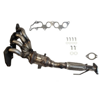 AP Exhaust® - Stainless Steel Direct Fit Exhaust Manifold with Integrated Catalytic Converter