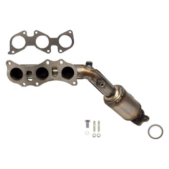 AP Exhaust® - Stainless Steel Direct Fit Exhaust Manifold with Integrated Catalytic Converter