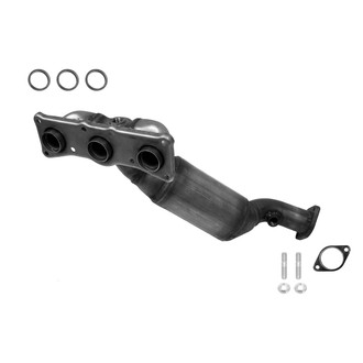 AP Exhaust® - Stainless Steel Direct Fit Exhaust Manifold with Integrated Catalytic Converter