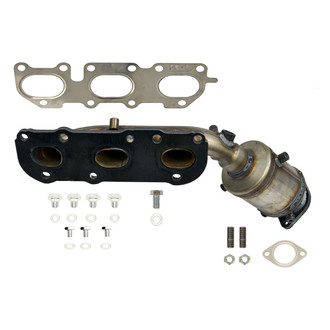 AP Exhaust® - Stainless Steel Direct Fit Exhaust Manifold with Integrated Catalytic Converter
