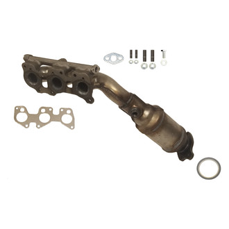 AP Exhaust® - Stainless Steel Direct Fit Exhaust Manifold with Integrated Catalytic Converter