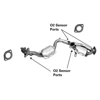 AP Exhaust® - Direct Fit Catalytic Converter and Pipe Assembly