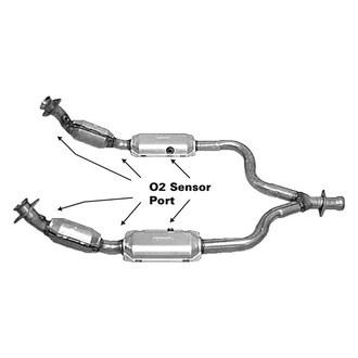 AP Exhaust® - Direct Fit Catalytic Converter and Pipe Assembly