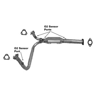 AP Exhaust® - Direct Fit Catalytic Converter and Pipe Assembly