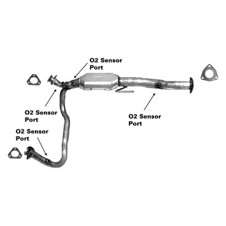 AP Exhaust® - Direct Fit Catalytic Converter and Pipe Assembly