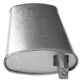 AP Exhaust® - MSL Maximum Aluminized Steel Oval Direct-Fit Exhaust Muffler with Inlet/Outlet Neck