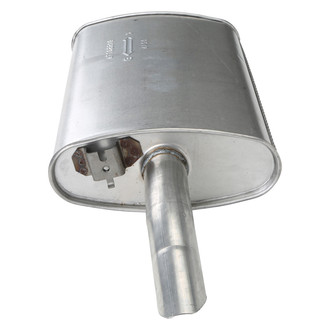 AP Exhaust® - MSL Maximum Aluminized Steel Oval Direct-Fit Exhaust Muffler with Inlet Neck and Spout
