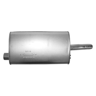AP Exhaust® - MSL Maximum Aluminized Steel Oval Direct-Fit Exhaust Muffler with Inlet Neck and Spout