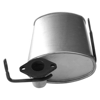 AP Exhaust® - MSL Maximum Aluminized Steel Oval Direct-Fit Exhaust Muffler with Flange and Inlet Neck