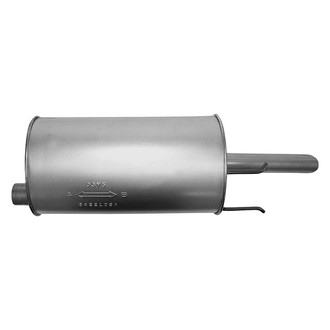 AP Exhaust® - MSL Maximum Aluminized Steel Oval Direct-Fit Exhaust Muffler with Inlet Neck and Spout