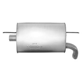 AP Exhaust® - MSL Maximum Aluminized Steel Oval Direct Fit Exhaust Muffler with Inlet Neck and Spout